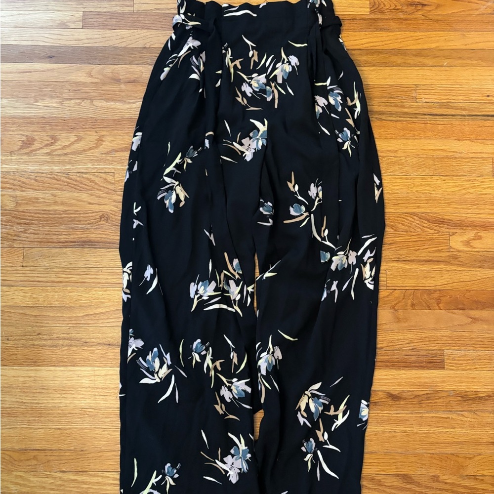 a new day Black Floral Wide Leg Pants